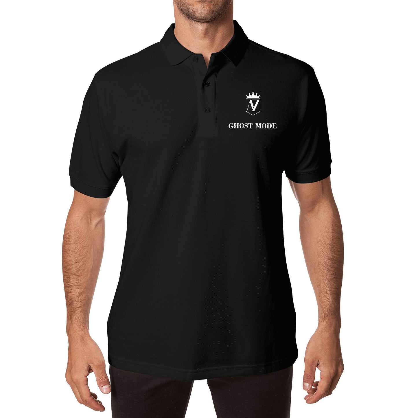 Ghost Mode Cotton Polo Shirt