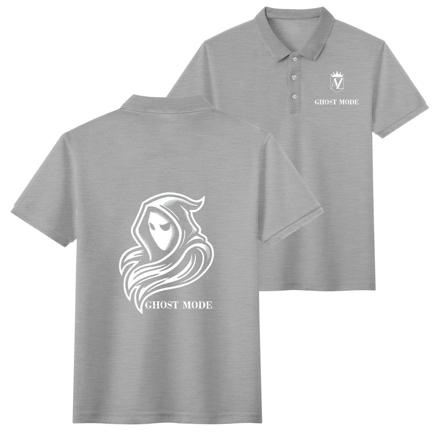 Ghost Mode Cotton Polo Shirt