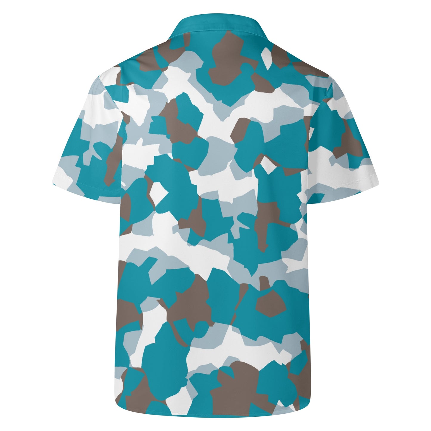 Mens Hawaiian Blue Camo Shirt