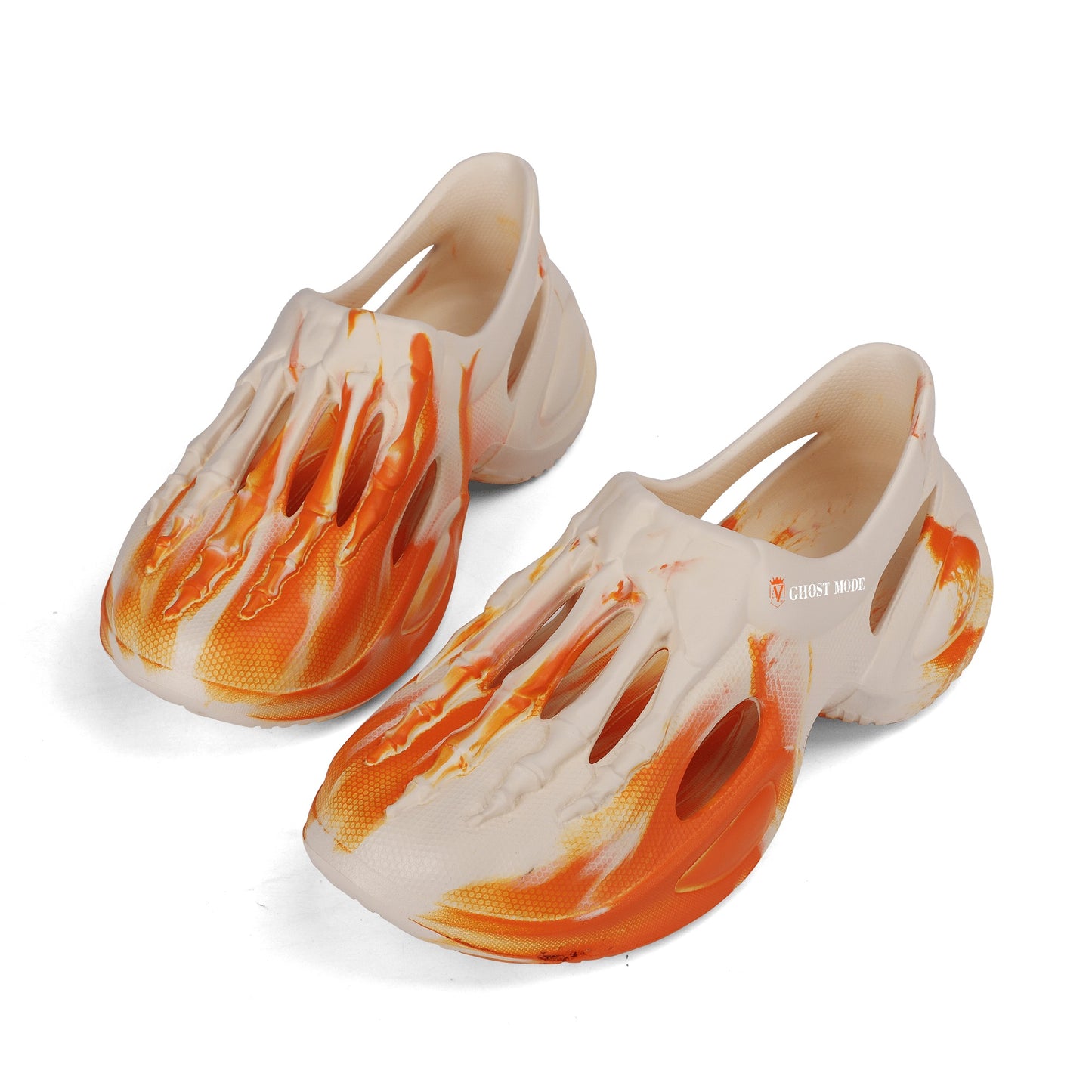 Mens AZ Ghost Mode Clogs - Orange