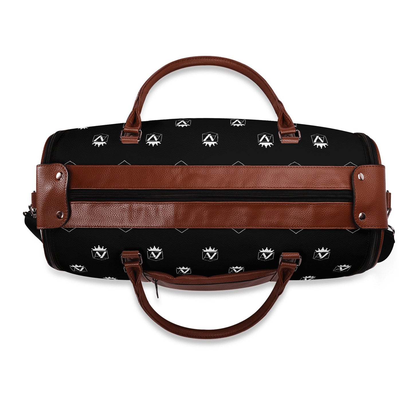 AZ Foldable Leather Duffle Travel Bag